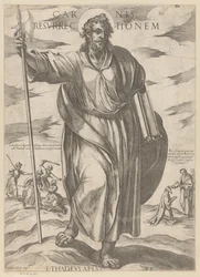 De heilige ユダ・タデウス 肉の復活 (オブジェクトのタイトル) Christ, Mary en de apostle (シリーズタイトル)