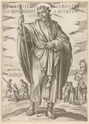 セントトーマスの 死からよみがえり三日目に地獄に堕ちた（オブジェクトのタイトル） Christ, Mary en de apostle (シリーズタイトル)