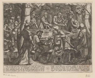 ユリウス・シビルスは、オランダ人の年配者に、彼らはローマ人によって奴隷として扱われていると語っています ローマ人に対するバタヴィア戦争 (シリーズタイトル) Batavorum cum Romanis Bellum (シリーズタイトル)