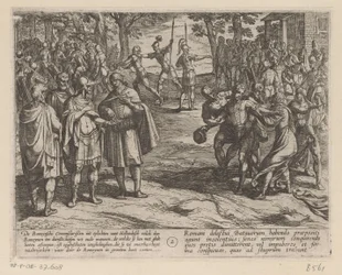 ローマ人はオランダの長老たちから若いオランダ人男性を買います ローマ人に対するバタヴィア戦争 (シリーズタイトル) Batavorum cum Romanis Bellum (シリーズタイトル)