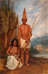 オマグアインディアン、カリフォルニア州。 1893年。