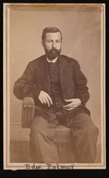 エドワード パーマーの肖像 1829 ～ 1911 年、1868 ～ 1869 年。