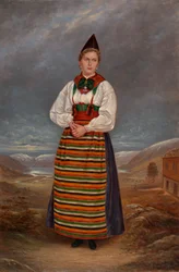 スウェーデンの女性、カリフォルニア州。 1893年。
