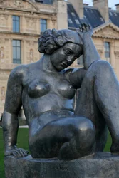 Jardin des tuileries, Aristide Maillol, Montagne 1937 (lead), Paris, France (photo)