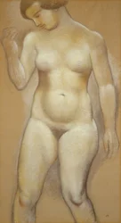 立つ裸婦、マリー、1931年頃