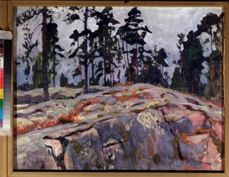 フィンランド。 Arkadi（Arkady）Alexandrovich Rylov（1870-1939）による絵画、キャンバスに油彩