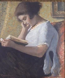 若い女の子の読書