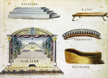 シャルル・プランテ・ファインアーツ社の「1814年のフランスのアルファベット・ブック」からの挿絵