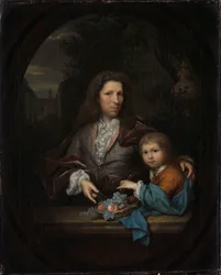 Jan van de Poll (1668-1745) と息子の Harmen Hendrick (1697-1772)。