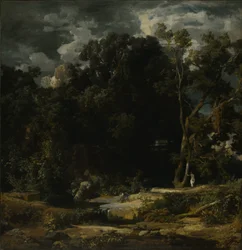 ローマの風景、1852年