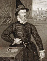 第4代モートン伯爵ジェームズ・ダグラス（1516年頃～1581年）の肖像（「ロッジの英国肖像画」より