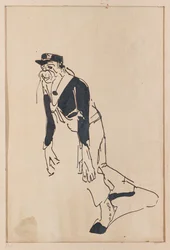 原則について（紙に墨）