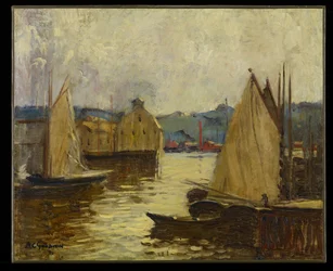 グロスター港、1910年頃