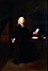 ランカシャー州リーの牧師ウィリアム・ファリントンの肖像（1741-42年頃）（油彩・キャンバス