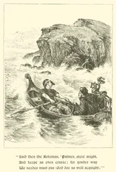 ギュイヨン卿「悔恨の岩」（エングレービング