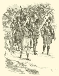 アルテガル卿の冒険、アマゾンの女王」（版画