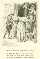 アルテガル卿、ラディグンド、ブリトマートの冒険」（エングレーヴィング