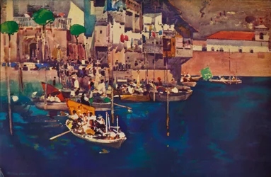 地中海港、1892 1935