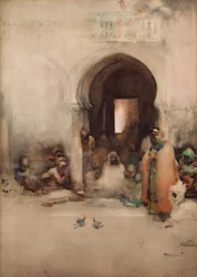 コックファイト、1900年。