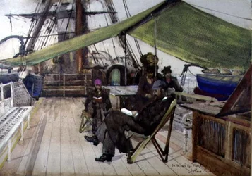 マグダラ号」の船内