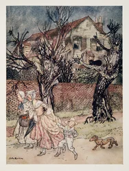 ウォンストンアーヴィング（1783〜1859）のパブのThe Legend of Sleepy Hollowからのホーンテッドフィールド、ホーンテッドブルックス、ホーンテッドハウスの素晴らしい物語。 1928