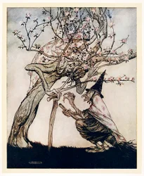 私のツリー！ おお、私の木よ！ 私のいたずらな小さなメイド、English Fairy Tales、pub 1922.