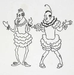 dois palhaços