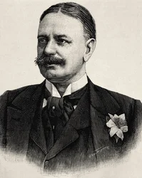 ビューロー、ベルナルド・フォン（1849-1929）。ローマ帝国首相（1900-1909）。エッチング