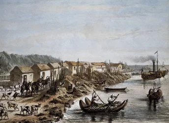 チリ（1854年）。ワスコ港文献学。