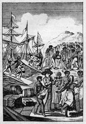 ルイ・バルタザール・ニールによる「パリからサン＝クルーへの海路の航海とサン＝クルーからパリへの陸路の帰路」の普及版の扉絵。