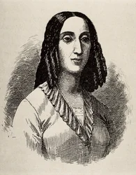GORRITI, Juana Manuela (1818-1892) アルゼンチンの作家。エングレーヴィング。