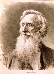 MORSE サミュエル・フィンリー・ブリース、アメリカの発明家、画家（エッチング）