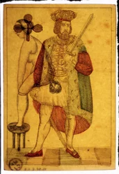 古いトランプ：エロチックなシーン