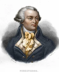 フランスの政治家、ロベスピエール（1758-1794）によるマクシミリアン・マリー・イシドールの肖像。