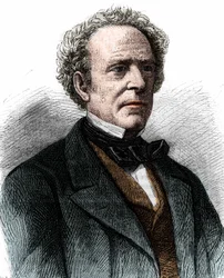フランスの政治家、プロスペル・デュヴェルジェ・ド・オーランヌ（1798年～1881年）の肖像。
