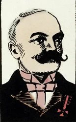 イタリア人作家エミリオ・サルガリ（1863-1911）の肖像（イタリア人作家エミリオ・サルガリの肖像