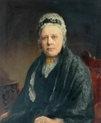 ボルトン・アビー、「デヴォンシャー・アームズ」の故スピード夫人（油彩・キャンバス）