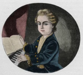 ヴォルフガング・アマデウス・モーツァルト オーストリアの作曲家 7歳