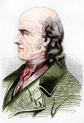 ホメオパシーの父、サミュエル・ハーネマンの肖像。