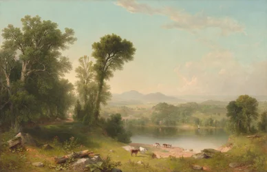 田園風景、1861年。
