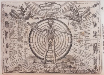 占星術の図表、1646年