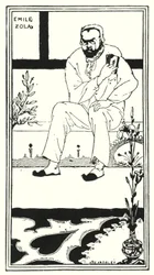 エミール・ゾラの肖像（エングレービング