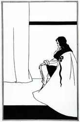 エドガーアランポー作「アッシャー家の陥落」のイラスト、1894年