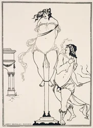 女を叱るジュヴナール 1896年（エングレーヴィング）