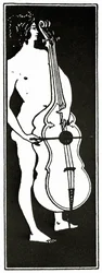 チェロを持つ男、1894年頃