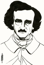 エドガー・アラン・ポーの肖像、1894年