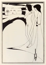 「女と月