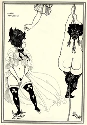 苦しんでいる2人のアテネの女性。アリストパネスのリシストラの挿絵、1896