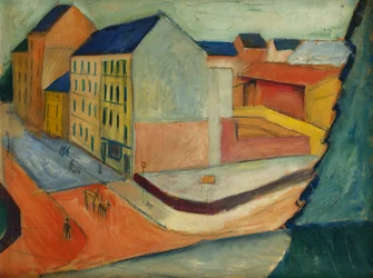 ライディングアリーナのある通り、ボン、1913