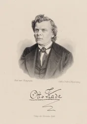 作曲家Otto Kade 1819-1900の肖像。